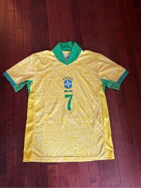 Brazil Vini Jr. Soccer Jersey - World Cup 2026